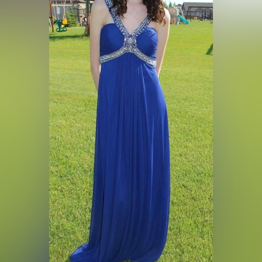 Royal Blue Grad Dress/ Bridesmaid Dress